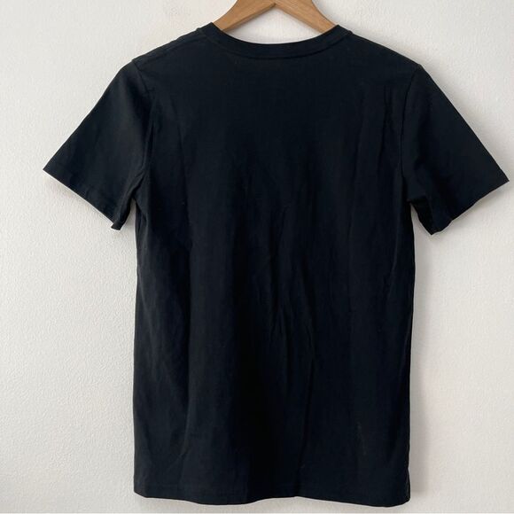 Adidas Black Short Sleeve Tee size M 10-12 - Picture 3 of 5